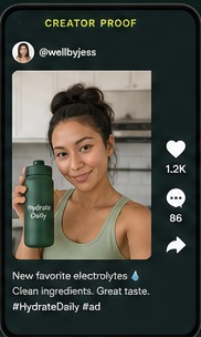 Creator proof post preview